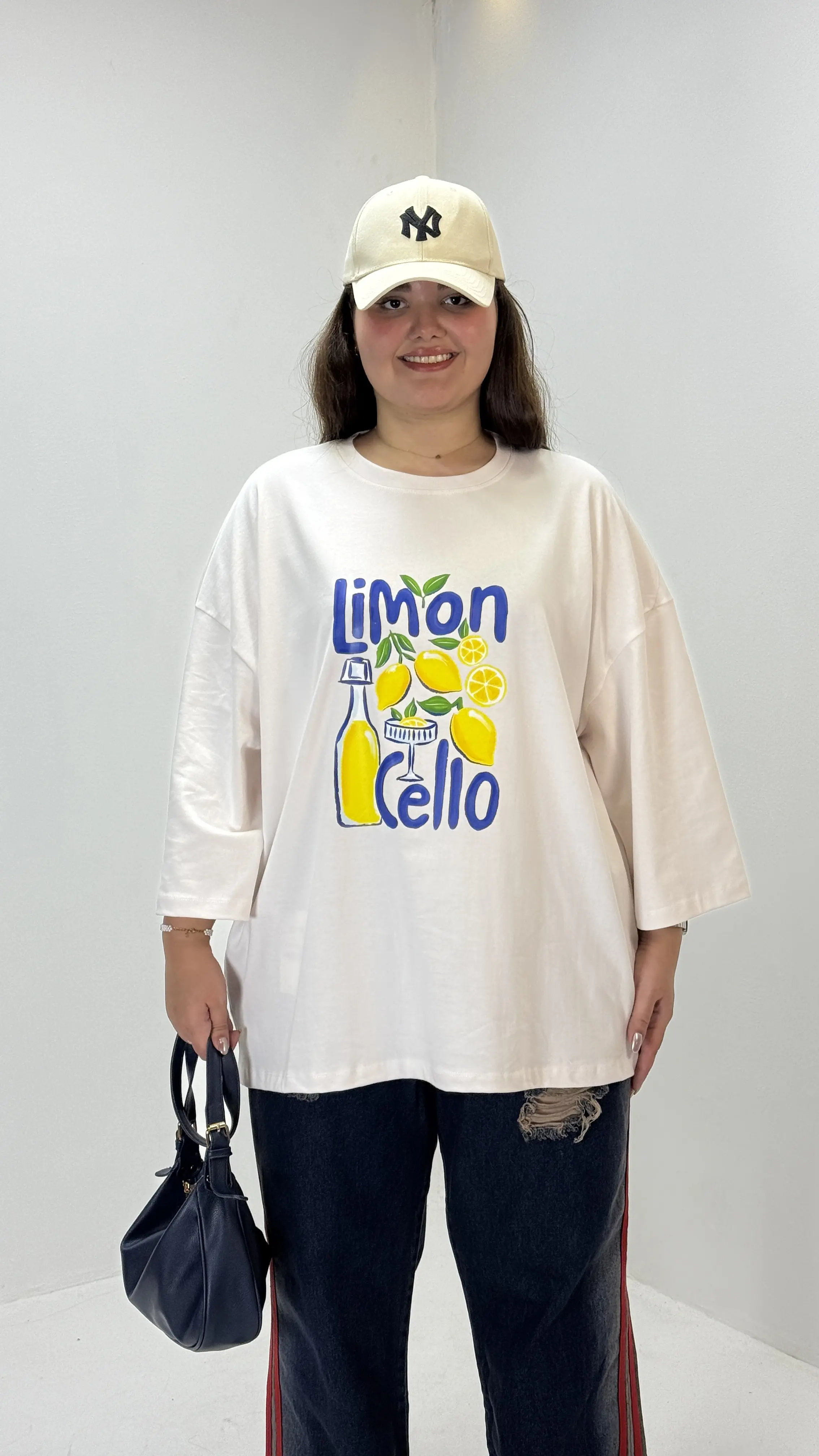 تیشرت باکسی سایزبزرگ Limon